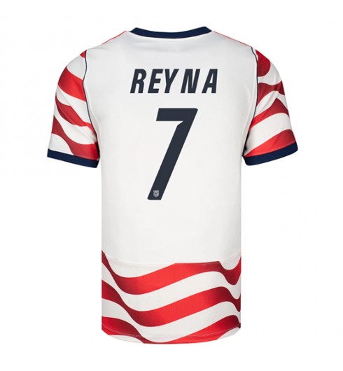 Yhdysvallat Giovanni Reyna #7 Kotipaita MM-kisat 2026 Lyhythihainen Yhdysvallat Giovanni Reyna #7 Kotipaita MM-kisat 2026 Lyhythihainen